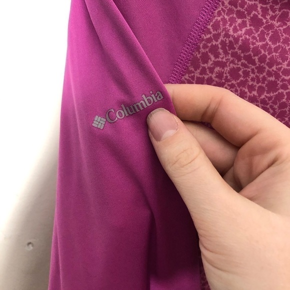 Columbia Whispering Lakes Long Sleeve Shirt NWT Small Purple - Picture 5 of 8